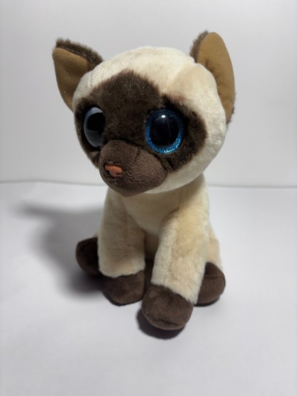 TY Jaden The Siamese Cat Velvety Plush